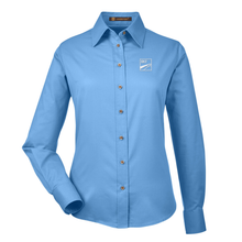 Load image into Gallery viewer, Women&#39;s Long-Sleeve Twill Shirt with Stain-Release
